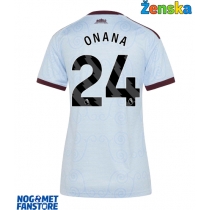 Aston Villa Amadou Onana #24 Rezervni Dres za Ženska 2026-27 Kratak Rukav